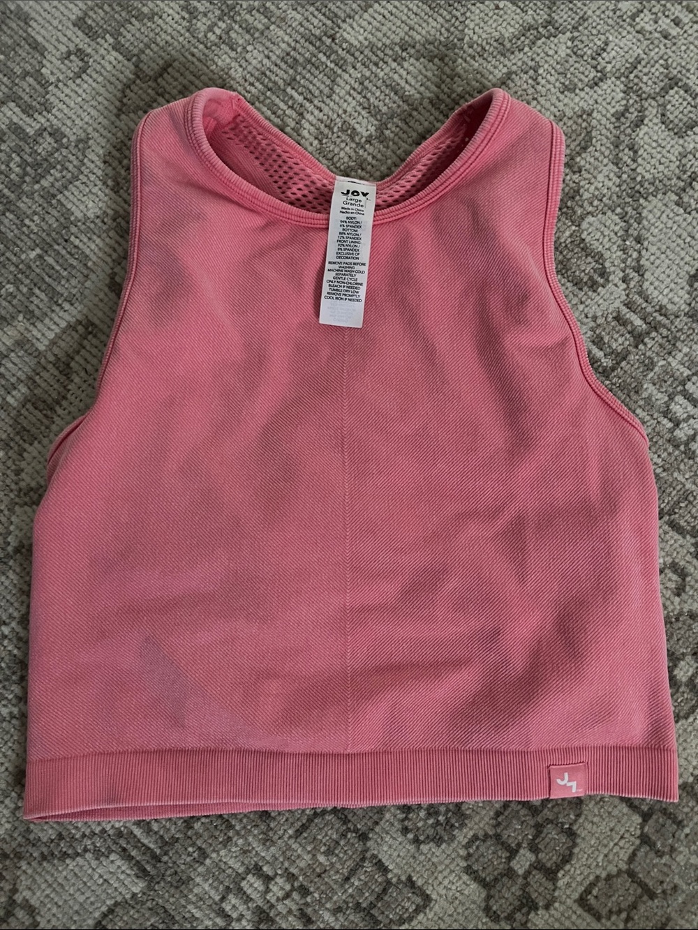 Joy Lab Ribbed Crop Tank Top for Women